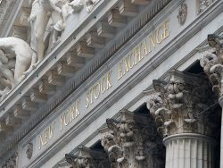 wall street new york stock exchange, the world's largest stock exchange by market capitalization of its listed companies. august 8, 2010 in manhattan, new york city.a