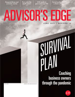 May 2021 Advisor's Edge cover