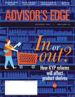 Advisor's Edge October 2021 cover